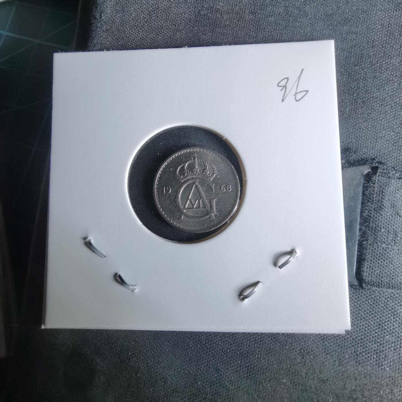 沼泽如烟--第1008场 瑞典1968年10欧尔