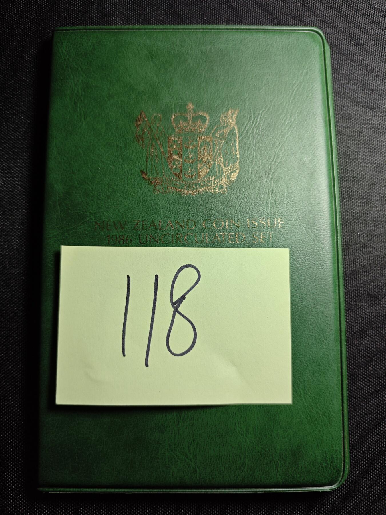 KK钱币收藏小铺   套币 批量/好品散币专场 2月预留时间 周末发货  1986新西兰大小面值清年 鸟主题一套 含1元克朗形纪念币