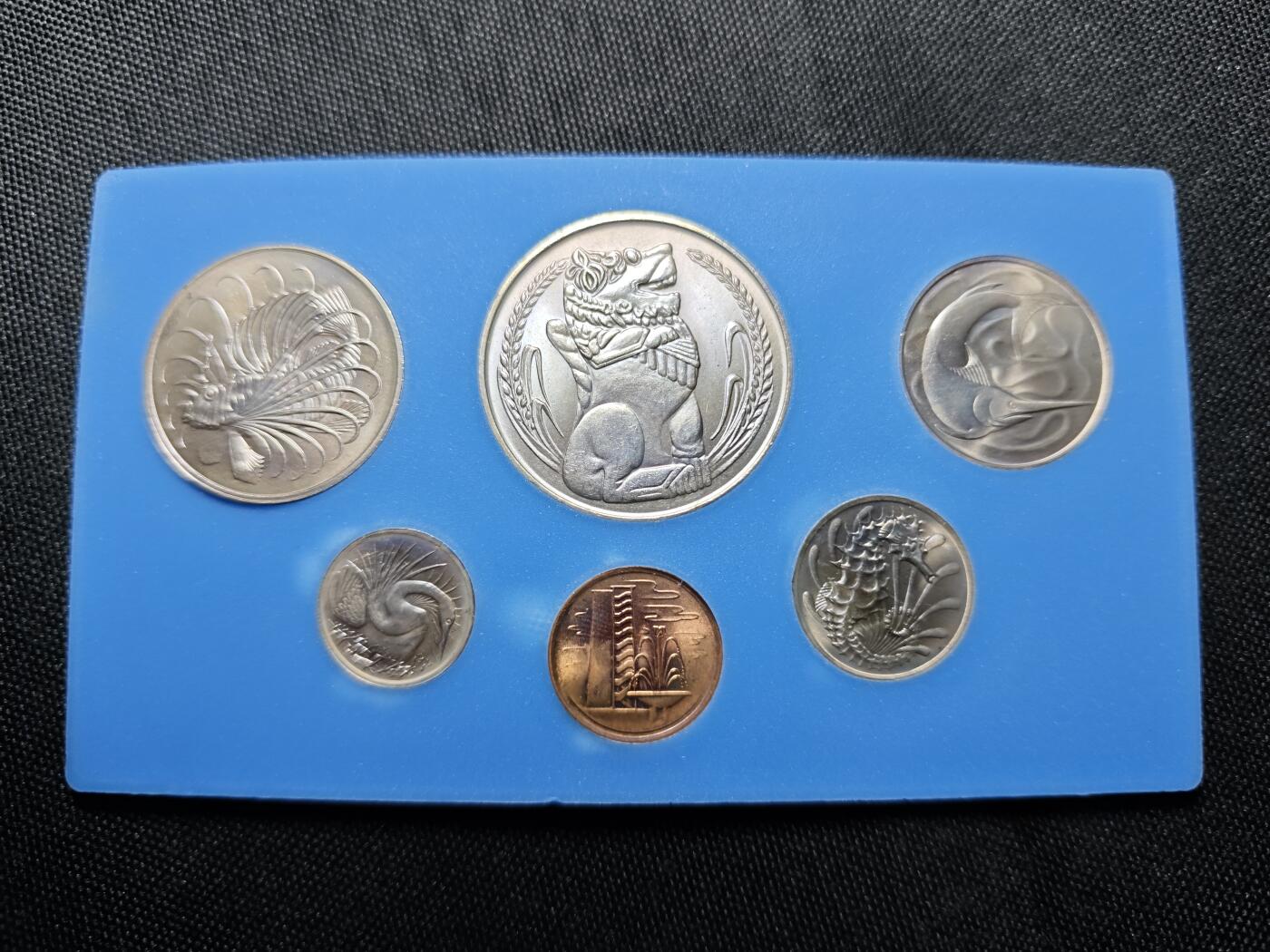 KK钱币收藏小铺   套币 批量/好品散币专场 2月预留时间 周末发货  新加坡动物版大小面值一套