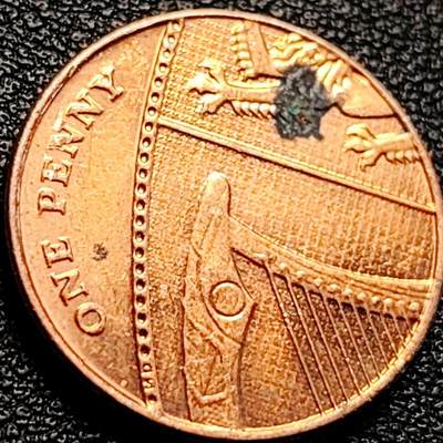 泉币菌-第204场-元宵节专场 本场拍品多 请提前出价 - 2016年 英国1便士硬币 女王 狮腿版 20毫米