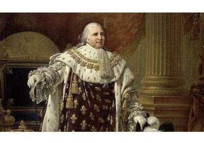 法国路易十八+女神站像 高浮雕精制大镀金章 光边 48MM 鎏金工艺（蘸金水）金层要厚 法国路易十八+女神站像 高浮雕精制大镀金章 光边 48MM 鎏金工艺（蘸金水）金层要厚