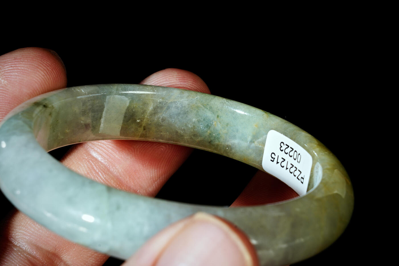 上海都达杂项专场四十四【全场包邮】  天然 翡翠（A货）贵妃手镯 附鉴定证书91-77