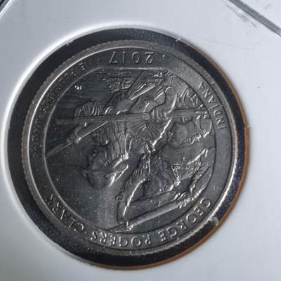 沼泽如烟--第1008场 - 美国2017年25分纪念币