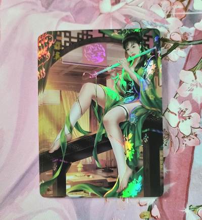 满赠PR！！龙虎卡牌-七七场（满200元包邮，无佣金，每周六结拍，欢迎送拍） - 彩闪3张 青鸾殿 神雕侠侣 程英 3渐变一套