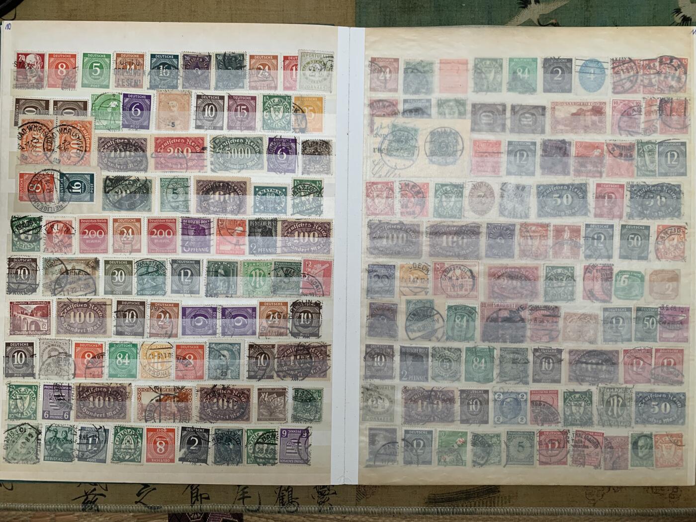 《竞宝斋》第467场 周日，周一 2场连拍 （全场包邮）欢迎送拍 德国老玩家珍藏邮票，德紧时期到一战，二战，以及二战后期邮票，具体数量见图。