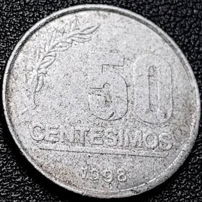 泉币菌-第204场-元宵节专场 本场拍品多 请提前出价 - 1998年 乌拉圭 50生丁