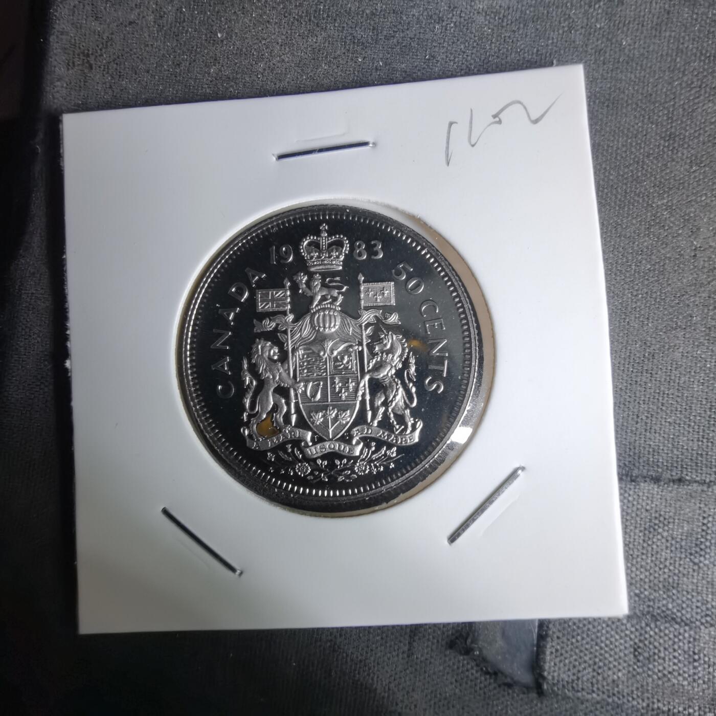 沼泽如烟--第1011场 加拿大1983年50分精制币