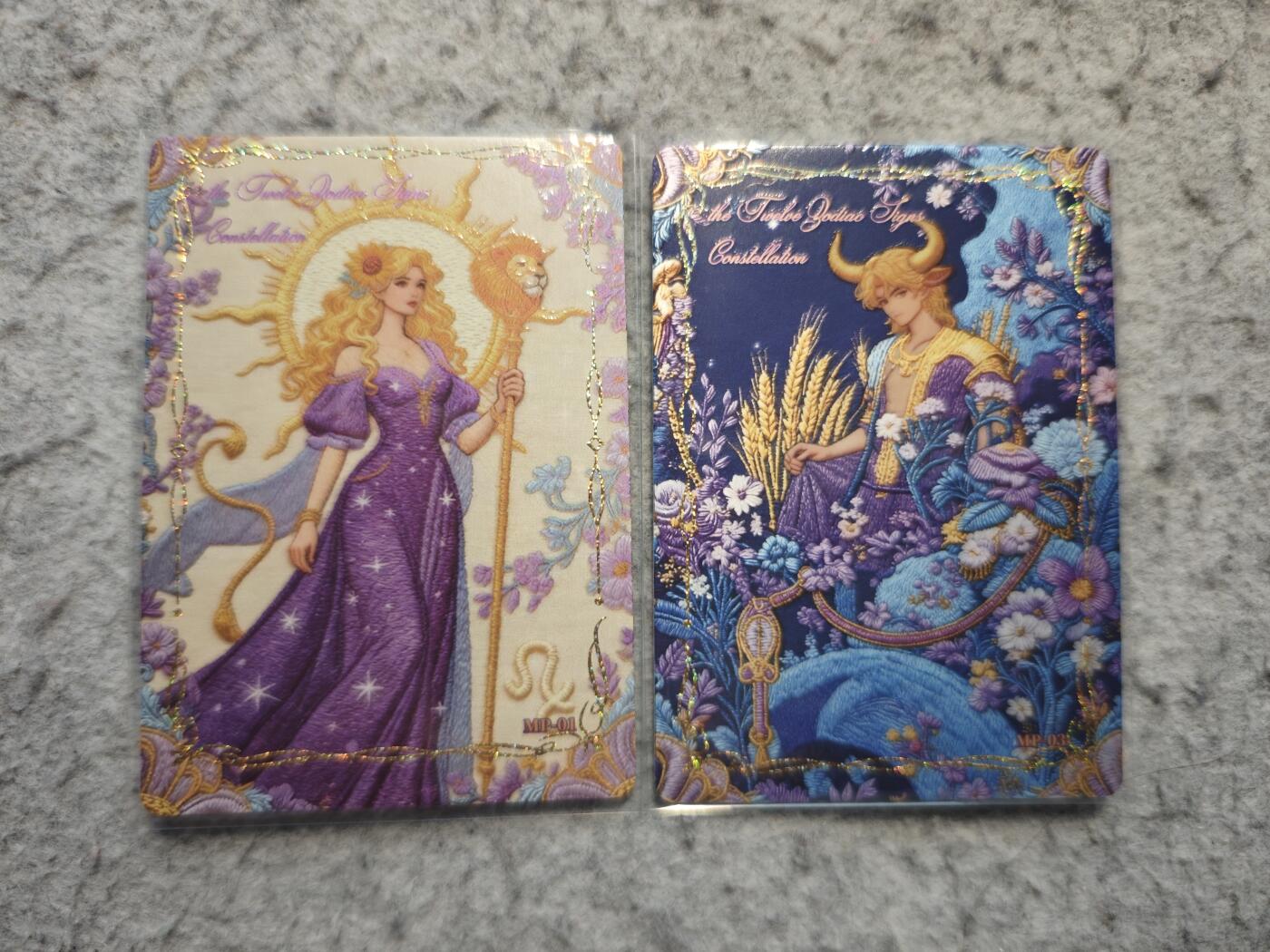 【随心含颖卡拍55期】卡游/集卡社/卡卡沃 抽卡机专场拍卖【无佣金】 潮卡会。星座卡两张