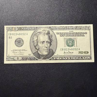 第15期 库存 - 美国 2001年大头20 全新unc-