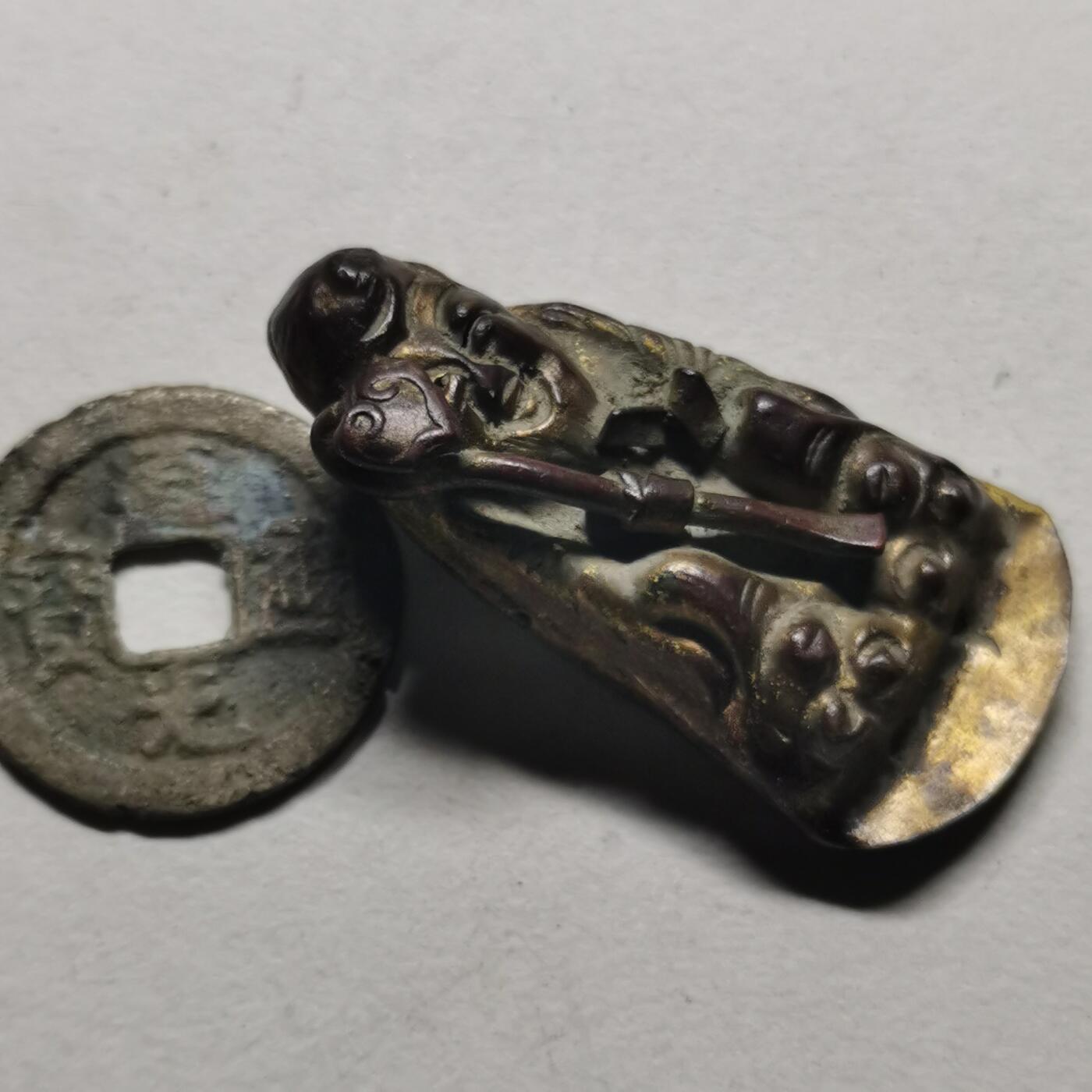 杂件专场100期 清—鎏金佛