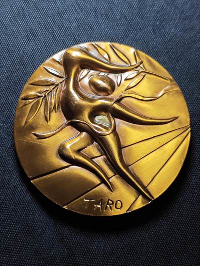 KK钱币收藏小铺   套币 批量/好品散币专场 2月预留时间 周末发货 -  1972日本奥运纪念大铜章 带盒 超重260+克