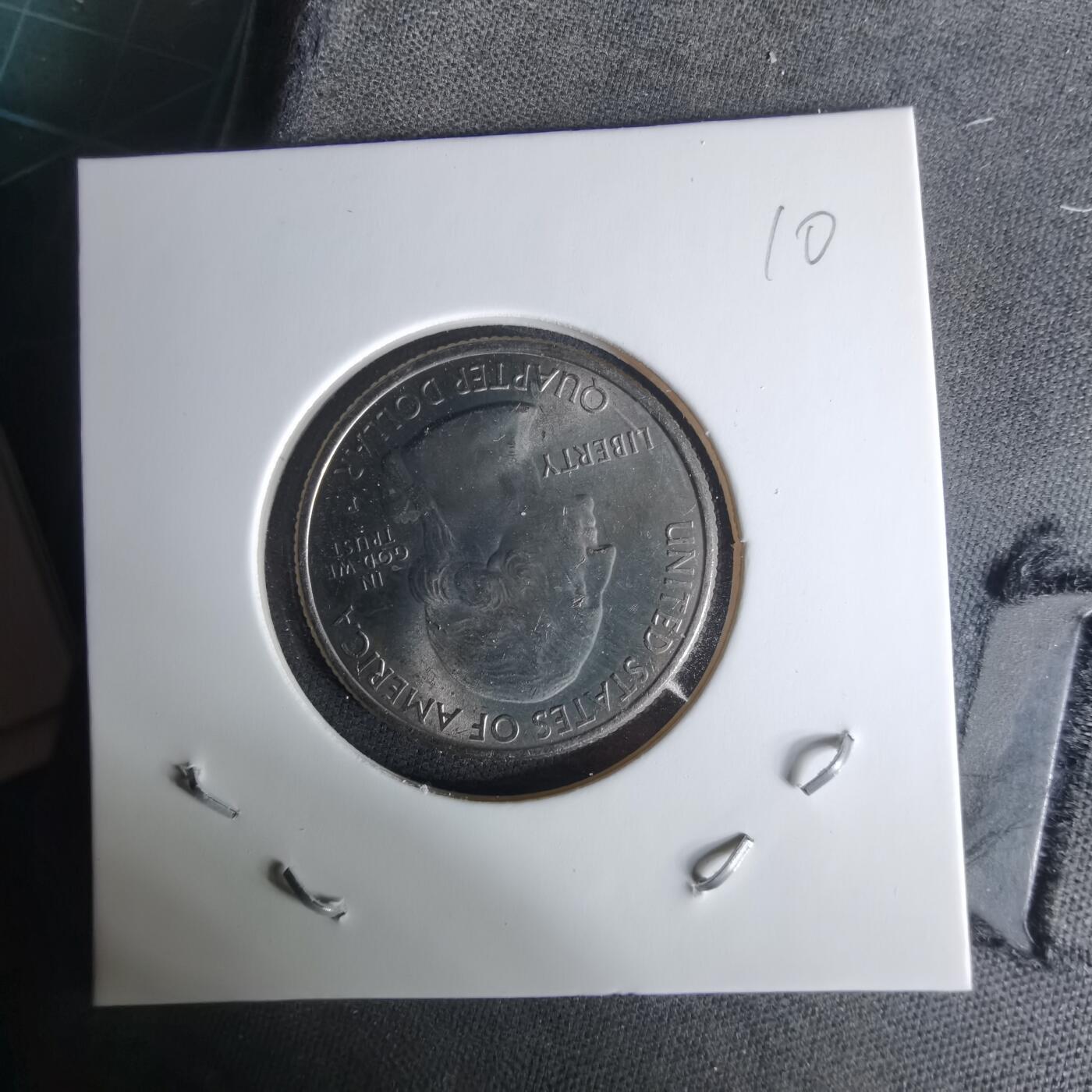 沼泽如烟--第1008场 美国2017年25分纪念币