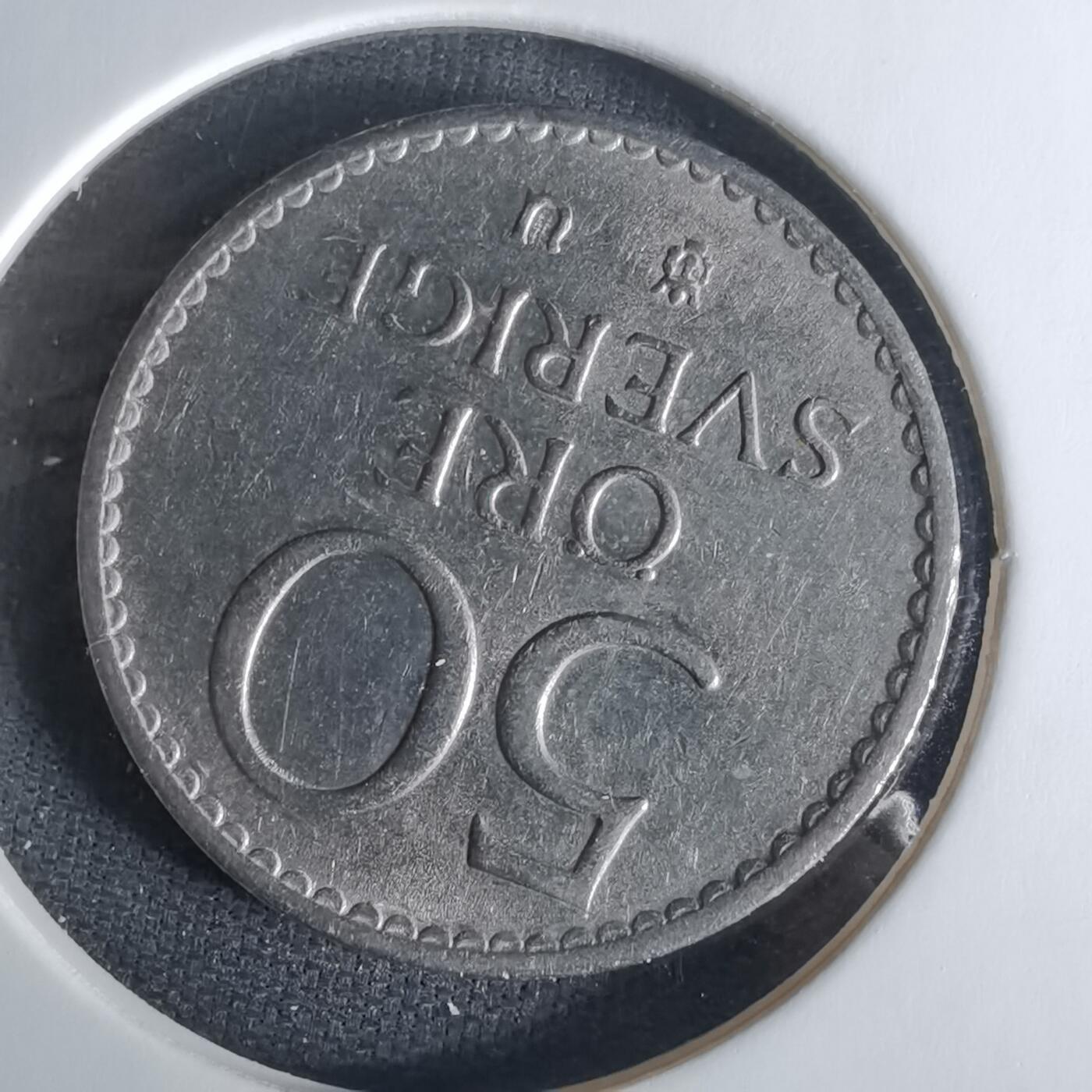 沼泽如烟--第1008场 瑞典1968年50欧尔