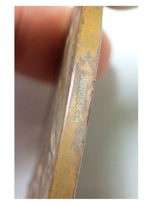 【艺术】法国艺术大章1889年 女神头像巴黎世博会高浮雕精制超大铜章 63MM 105克