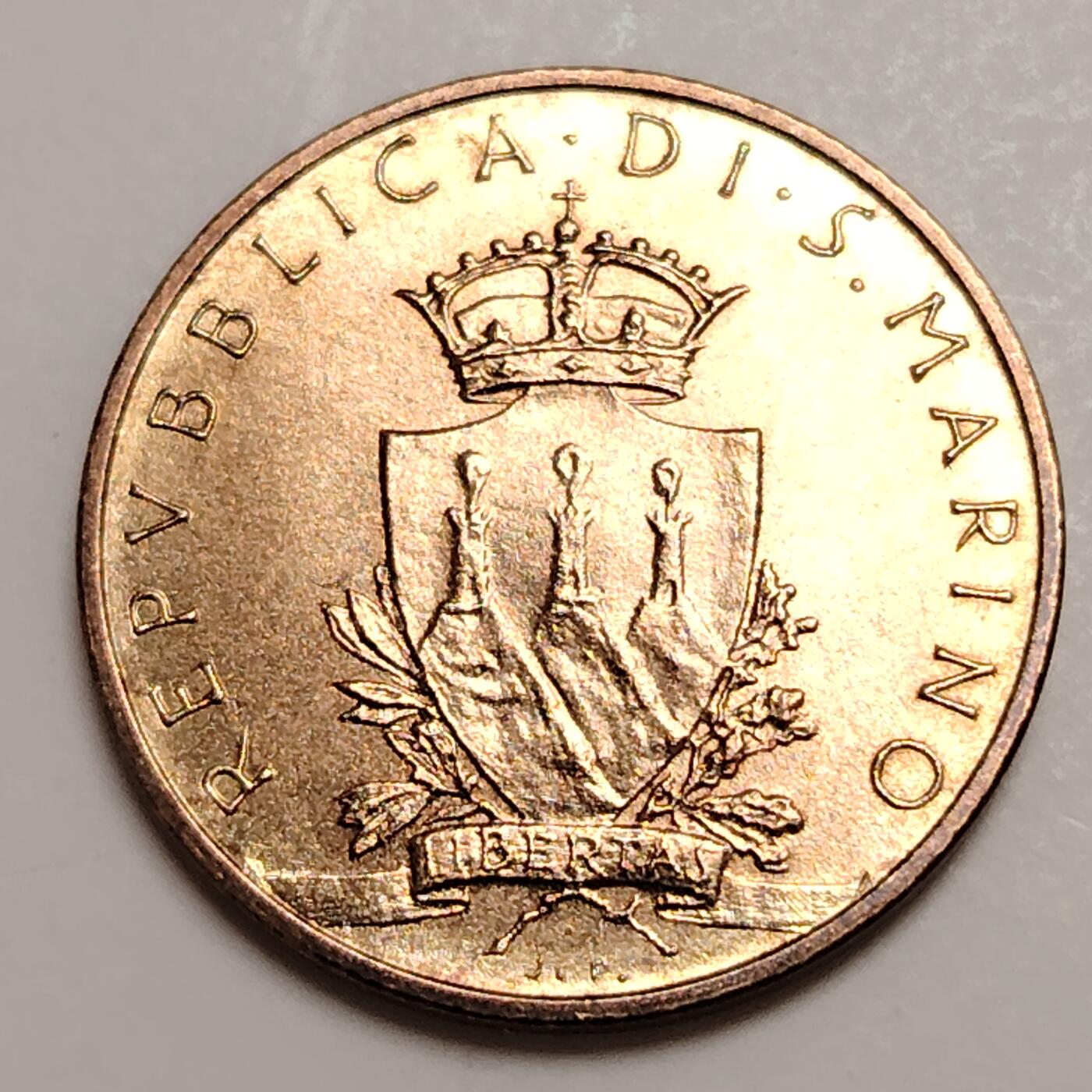 布加迪🐬～世界钱币(上海)🌾第 278 期 /  各国套币和散币 圣马力诺🇸🇲 1979年 20里拉 