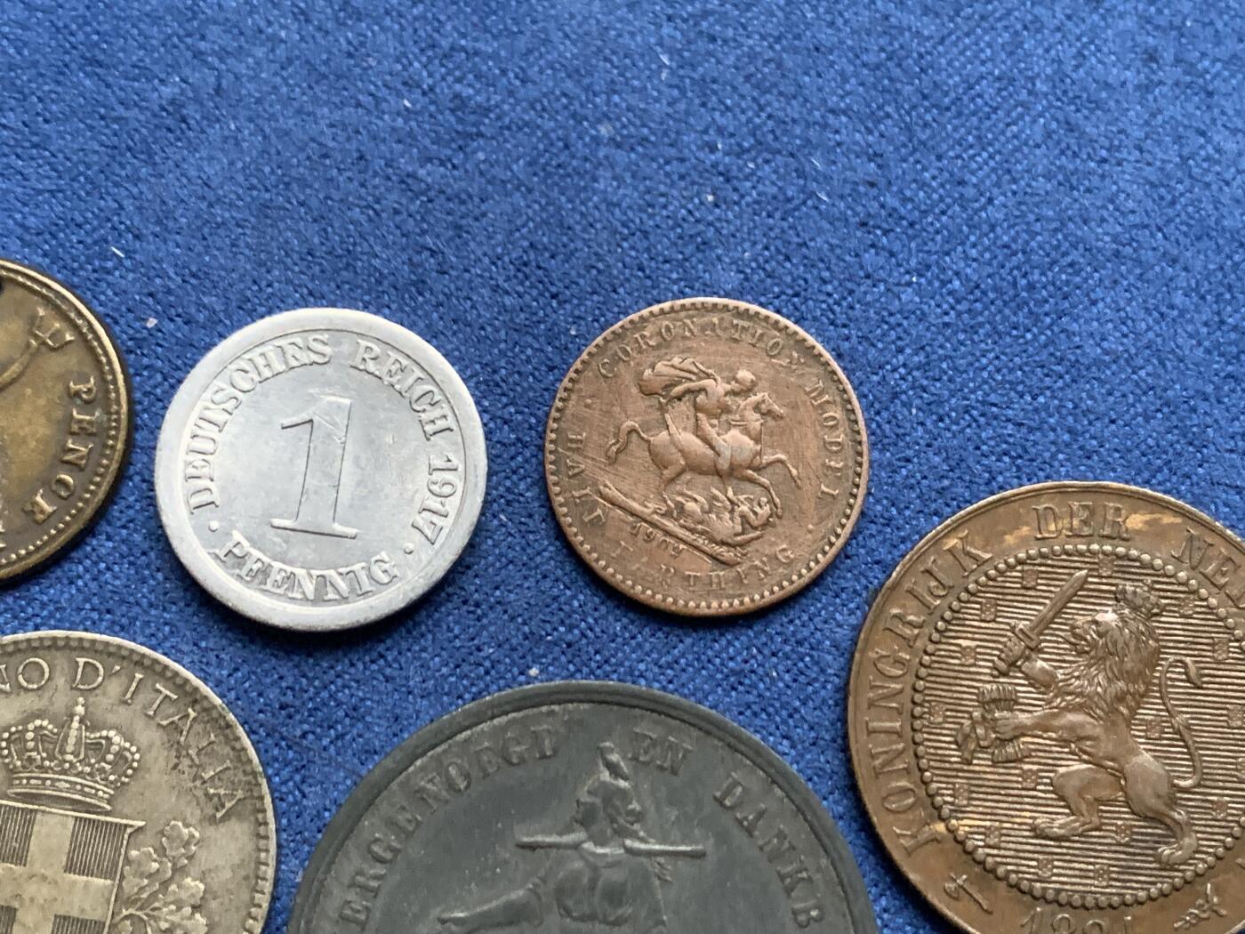 《竞宝斋》第467场 周日，周一 2场连拍 （全场包邮）欢迎送拍 六枚一组 欧洲精品散币