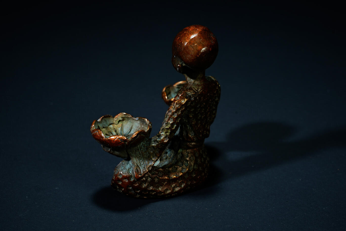 上海都达杂项专场四十四【全场包邮】  尼泊尔铜佛香插造像