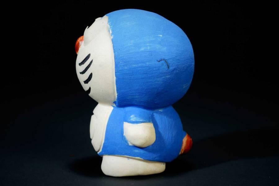 上海都达杂项专场四十四【全场包邮】  紫砂哆啦A梦茶宠摆件91-85