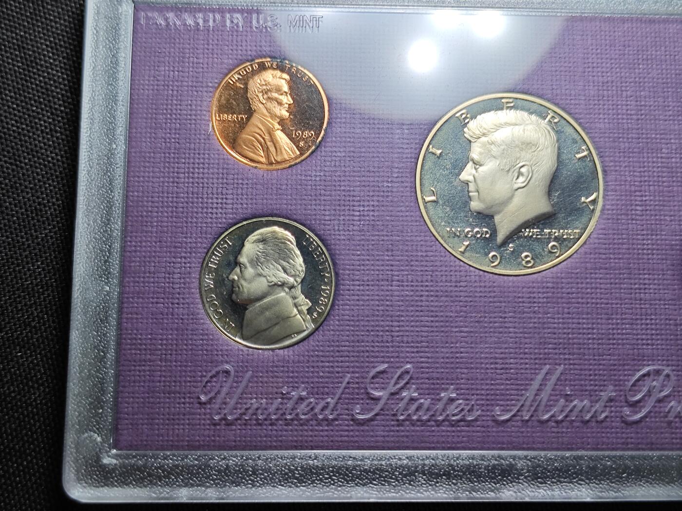 KK钱币收藏小铺   套币 批量/好品散币专场 2月预留时间 周末发货  1989美国大小面值清年精制套币