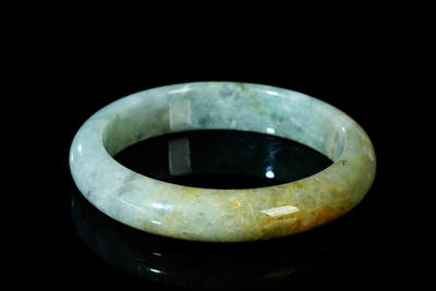 上海都达杂项专场四十四【全场包邮】  - 天然 翡翠（A货）贵妃手镯 附鉴定证书91-77