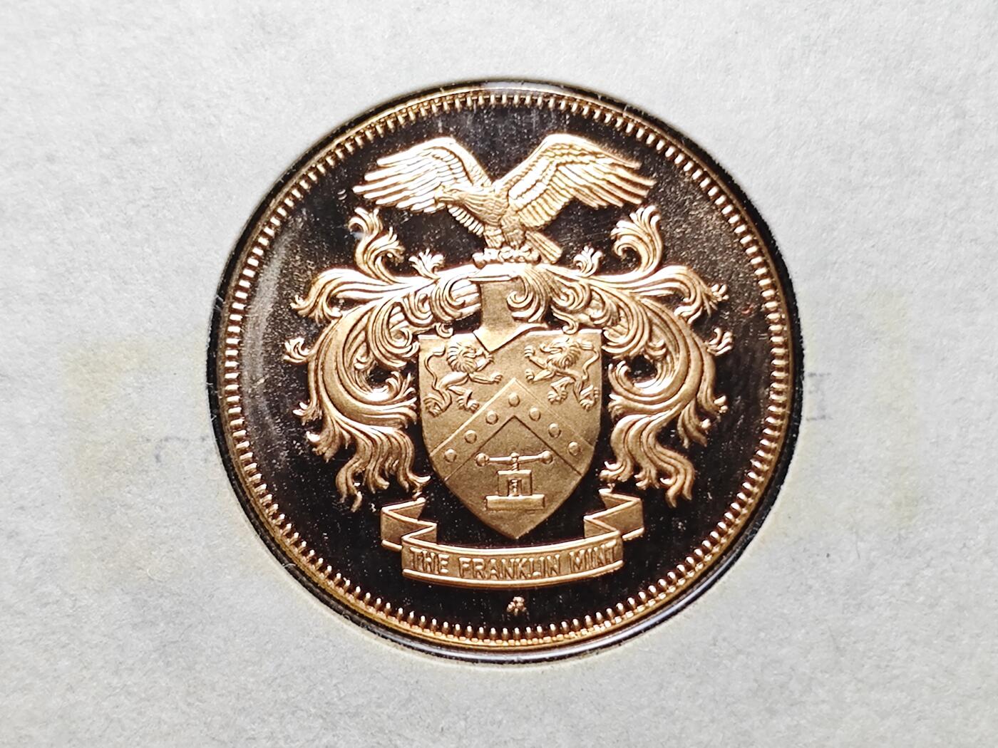 KK钱币收藏小铺   套币 批量/好品散币专场 2月预留时间 周末发货  富兰克林造币厂纪念章