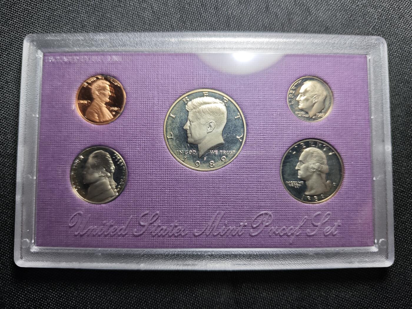 KK钱币收藏小铺   套币 批量/好品散币专场 2月预留时间 周末发货  1989美国大小面值清年精制套币