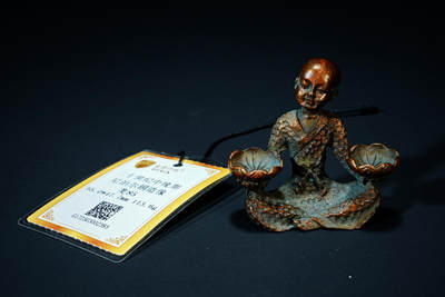 上海都达杂项专场四十四【全场包邮】  - 尼泊尔铜佛香插造像