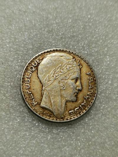 天下钱庄专场欢迎参拍 - 法国自由女神20法郎银币