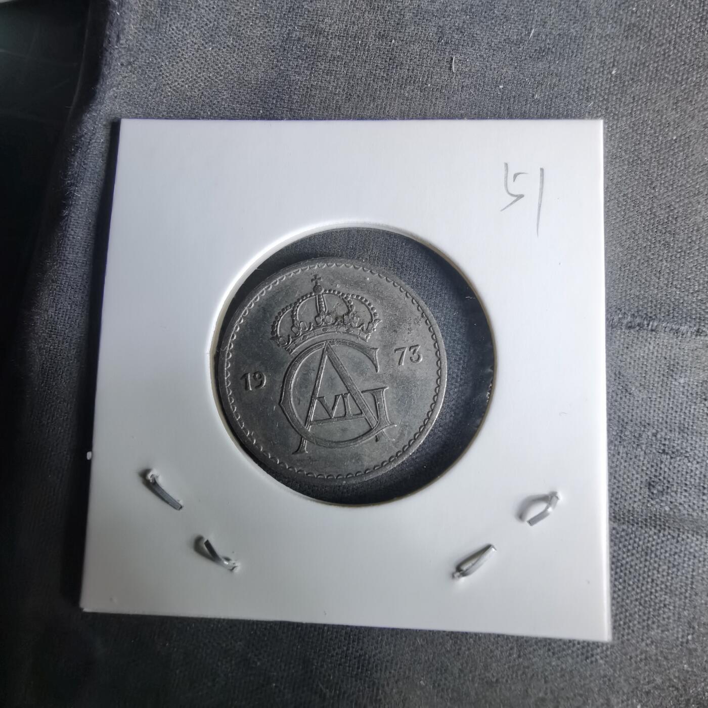 沼泽如烟--第1008场 瑞典1973年50欧尔