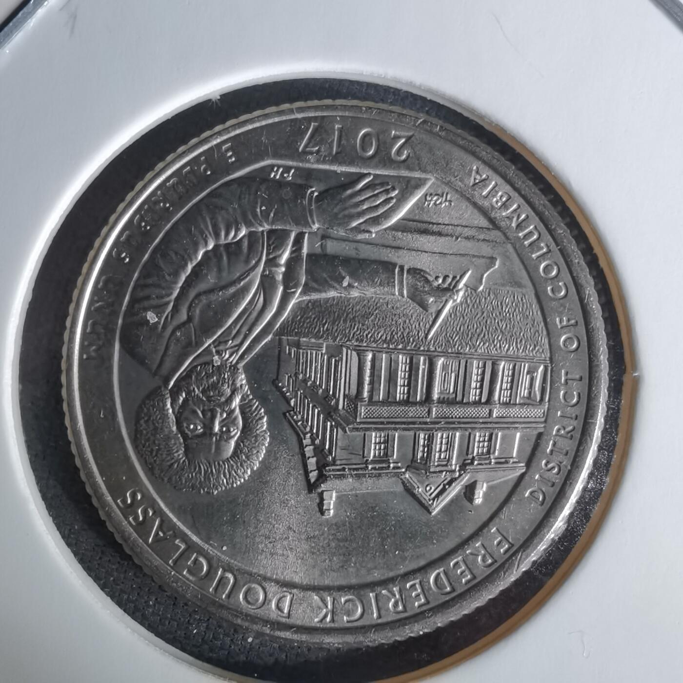 沼泽如烟--第1008场 美国2017年25分纪念币