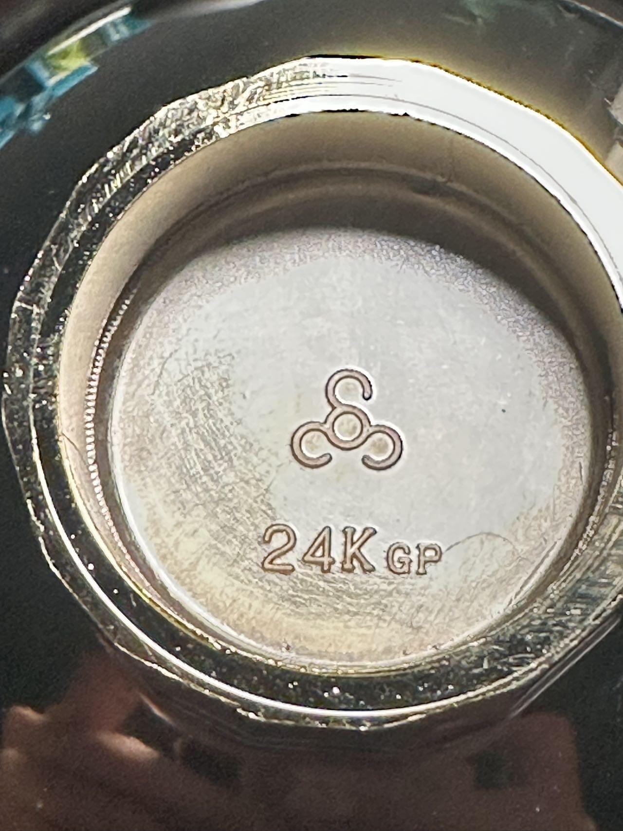 丙午马年开年第三场（大更新） 镀金小茶碗一个！71g，很精美，24K，（不设起拍，放漏）