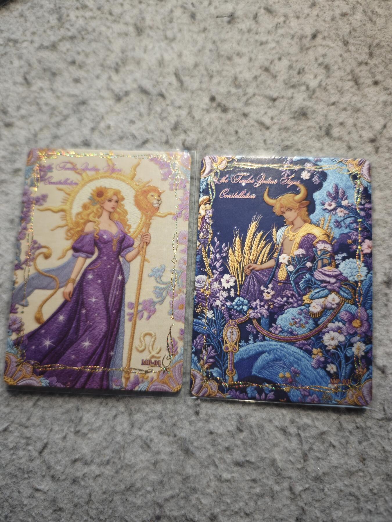 【随心含颖卡拍55期】卡游/集卡社/卡卡沃 抽卡机专场拍卖【无佣金】 潮卡会。星座卡两张