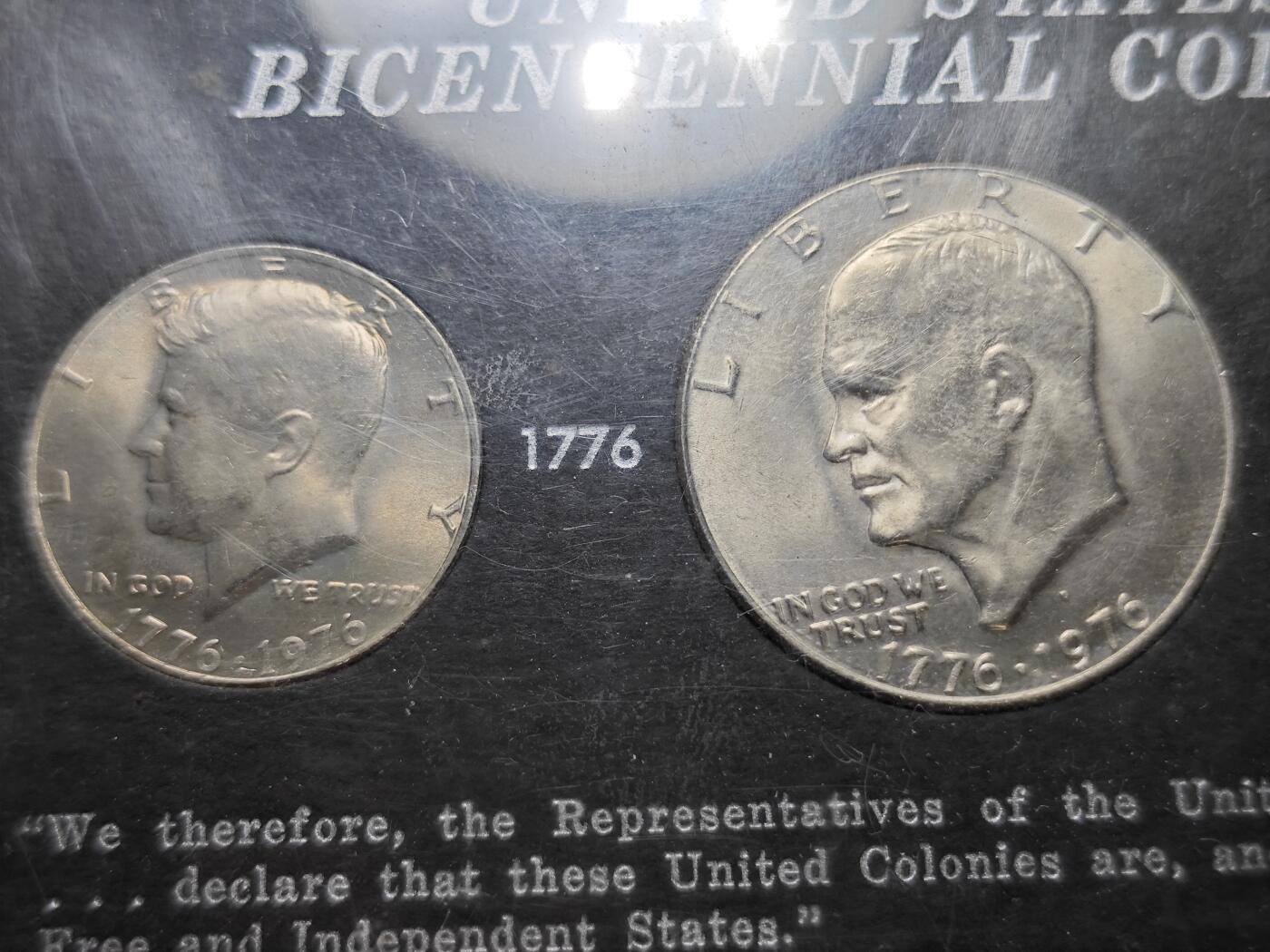 KK钱币收藏小铺   套币 批量/好品散币专场 2月预留时间 周末发货  1976美国建国200周年纪念套币