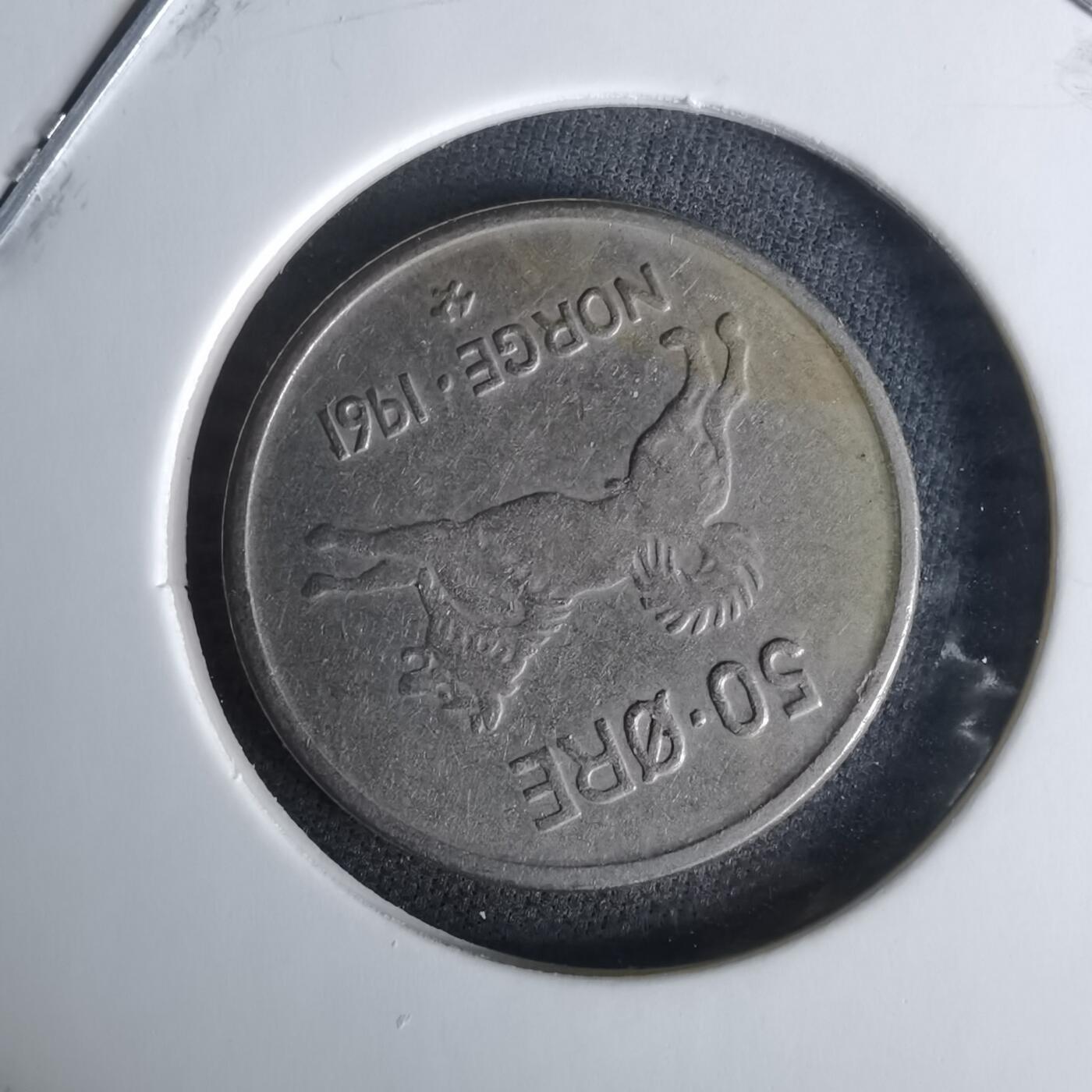 沼泽如烟--第1008场 挪威1961年50欧尔