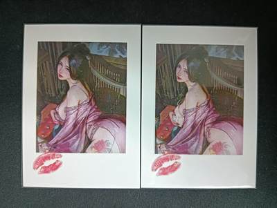 花开卡拍第61期（3月7号周六截拍，品控勿拍!!!拍品不寄存，运费5元（新疆需补运费差价或顺丰到付），自制卡难免瑕疵，可能存在轻微撞角爆边等出厂瑕疵，品控介意勿拍！） - 燎原 焱卡 问道东方 拍立得 潘巧云 一对 双服饰 