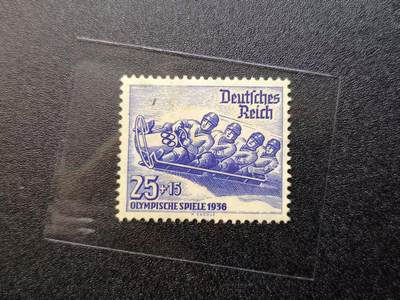 云宸嘉赏-勋臻精藏⭐️年后精品专拍场次🎖 - 德意志第三帝国1936年冬季奥运会附捐邮票（ “OLYMPISCHE SPIELE 1936”）少见题材