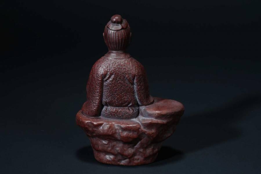 上海都达杂项专场四十四【全场包邮】  紫砂陆羽茶宠小摆件91-85