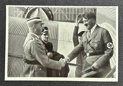 西秦中古拍卖第七十九期  - 不忘历史 二战收藏 德三时期 德意志的觉醒系列幕僚长向小胡子汇报工作宣传卡