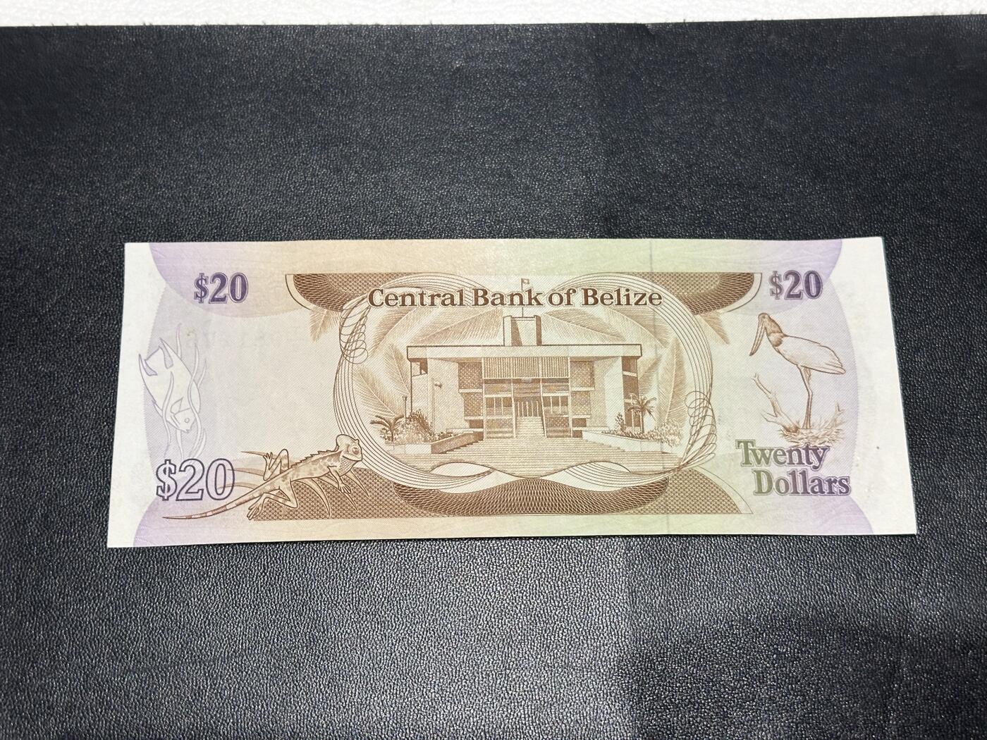 《外钞收藏家》第六百一十四期（精选场）（长期征集拍品、欢迎藏友们联系合作） 1987年伯利兹女王20元 非全新 品相如图