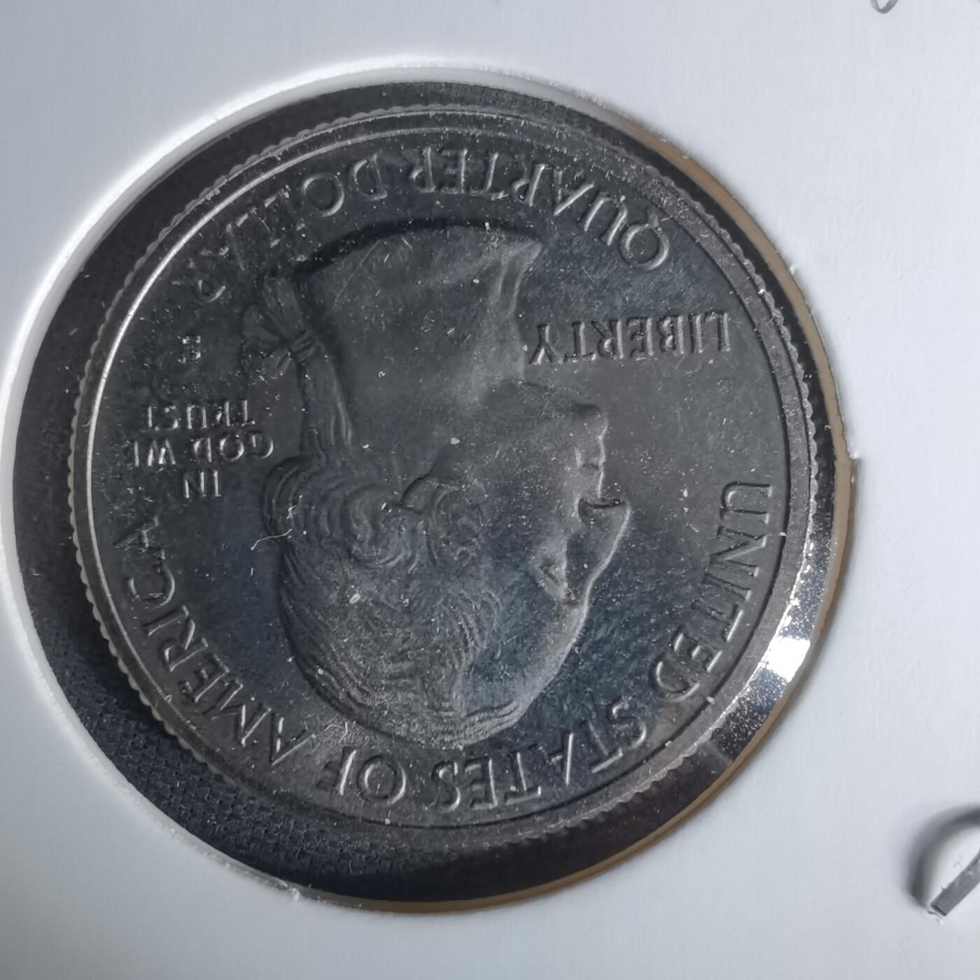 沼泽如烟--第1008场 美国2017年25分纪念币