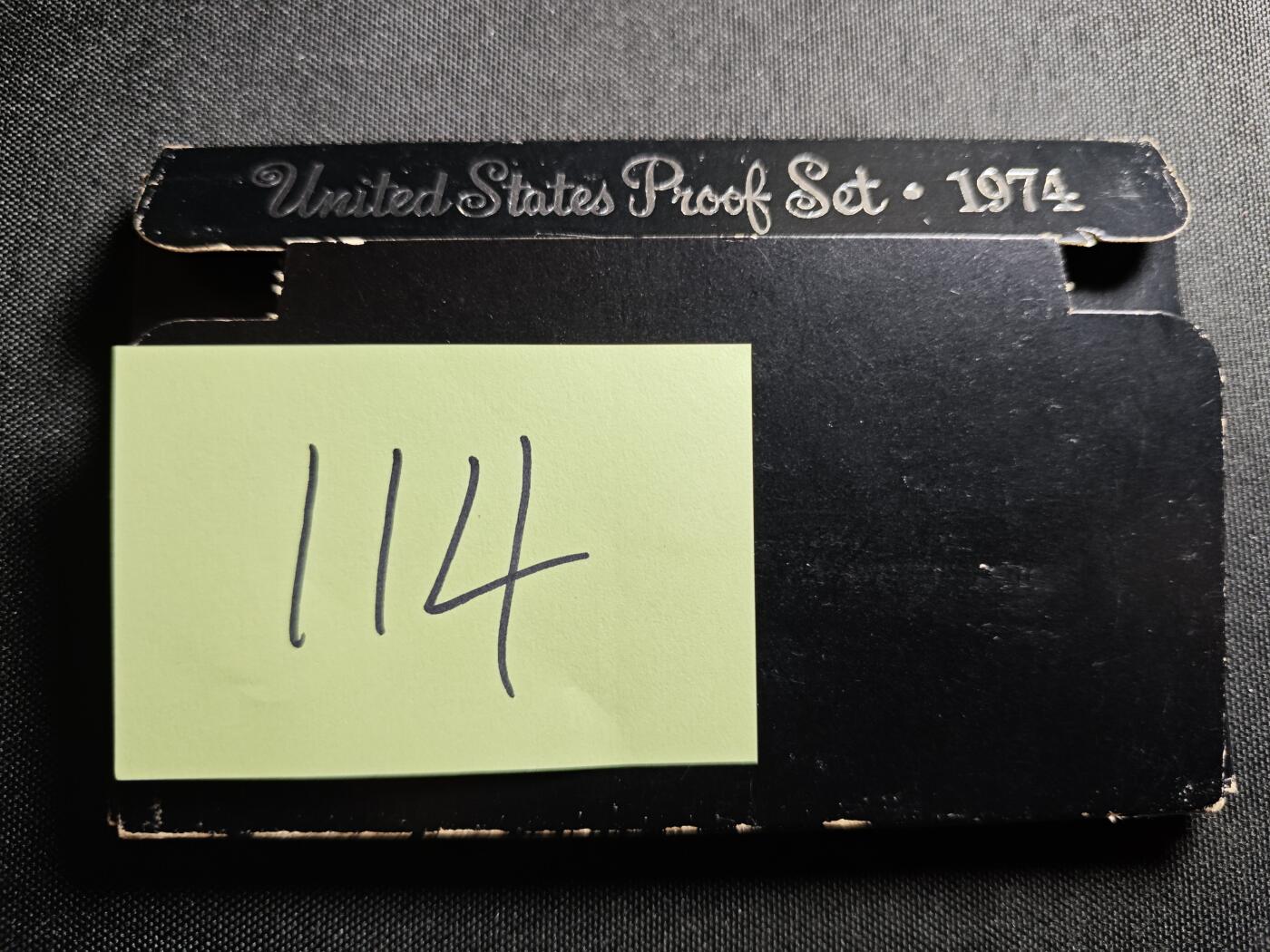 KK钱币收藏小铺   套币 批量/好品散币专场 2月预留时间 周末发货  1974美国大小面值清年精制套币 含艾克大一元精制币