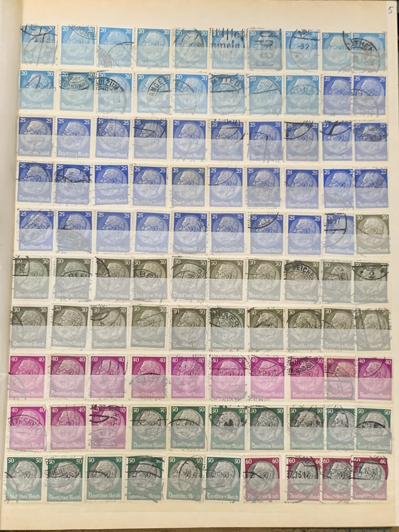 《竞宝斋》第467场 周日，周一 2场连拍 （全场包邮）欢迎送拍 德国老玩家珍藏邮票，德紧时期到一战，二战，以及二战后期邮票，具体数量见图。