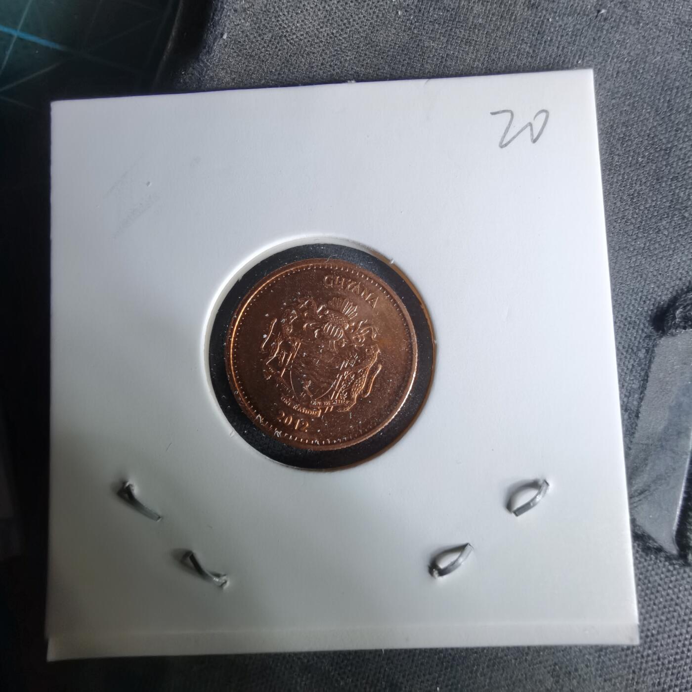 沼泽如烟--第1008场 圭亚那2012年一元