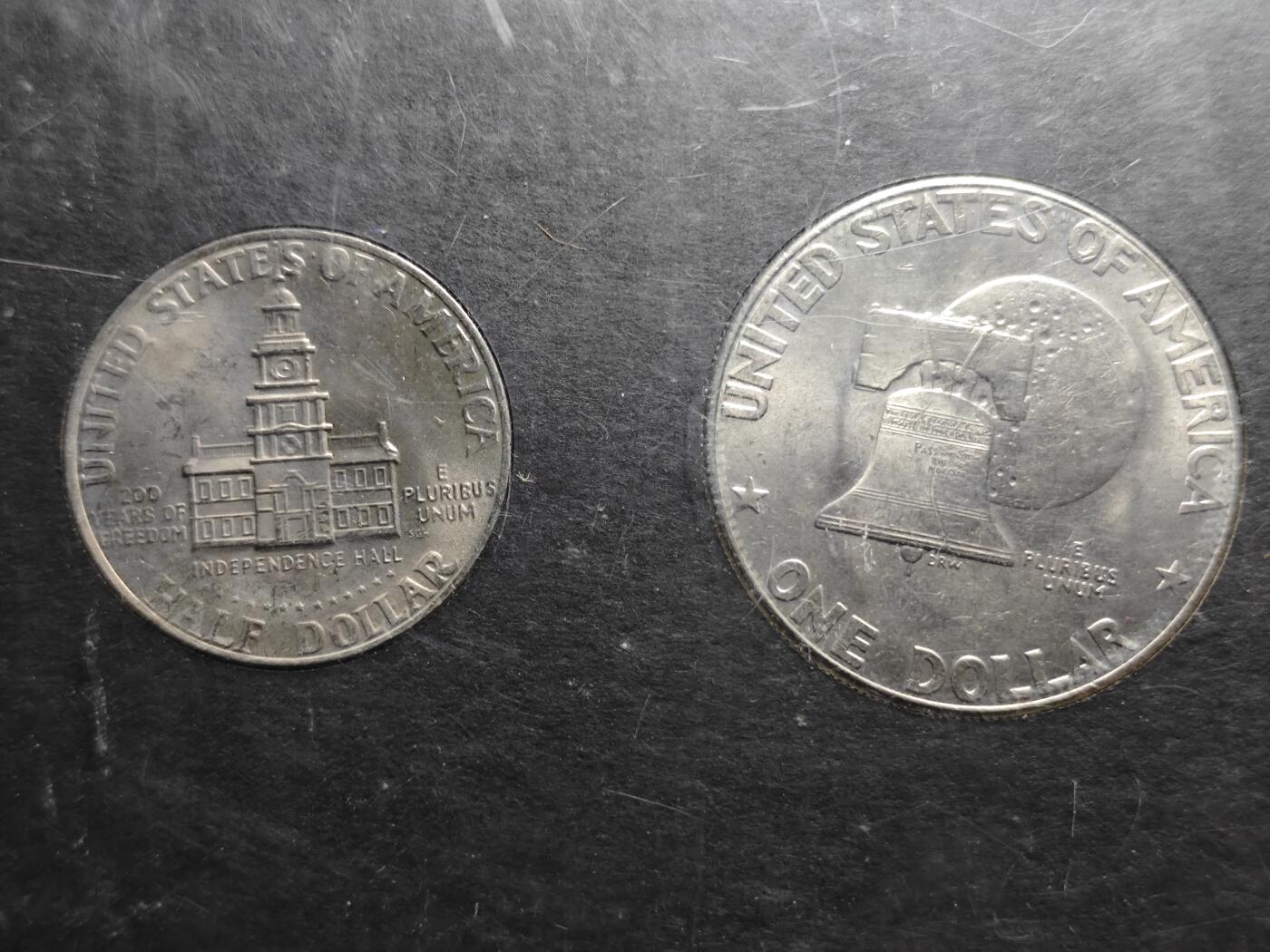 KK钱币收藏小铺   套币 批量/好品散币专场 2月预留时间 周末发货  1976美国建国200周年纪念套币