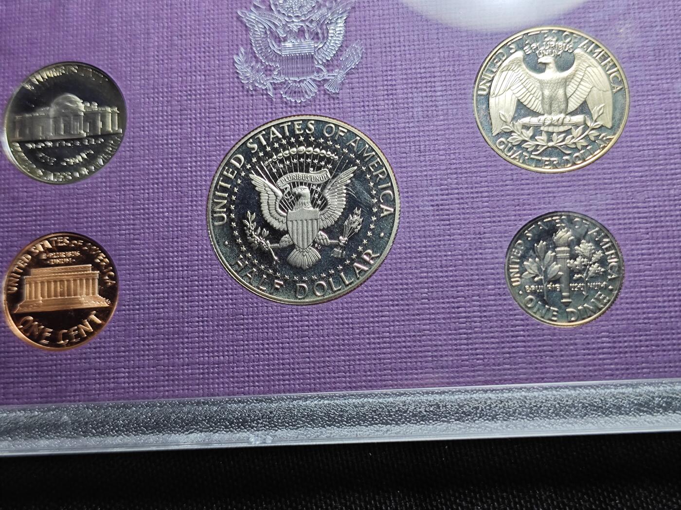 KK钱币收藏小铺   套币 批量/好品散币专场 2月预留时间 周末发货  1989美国大小面值清年精制套币