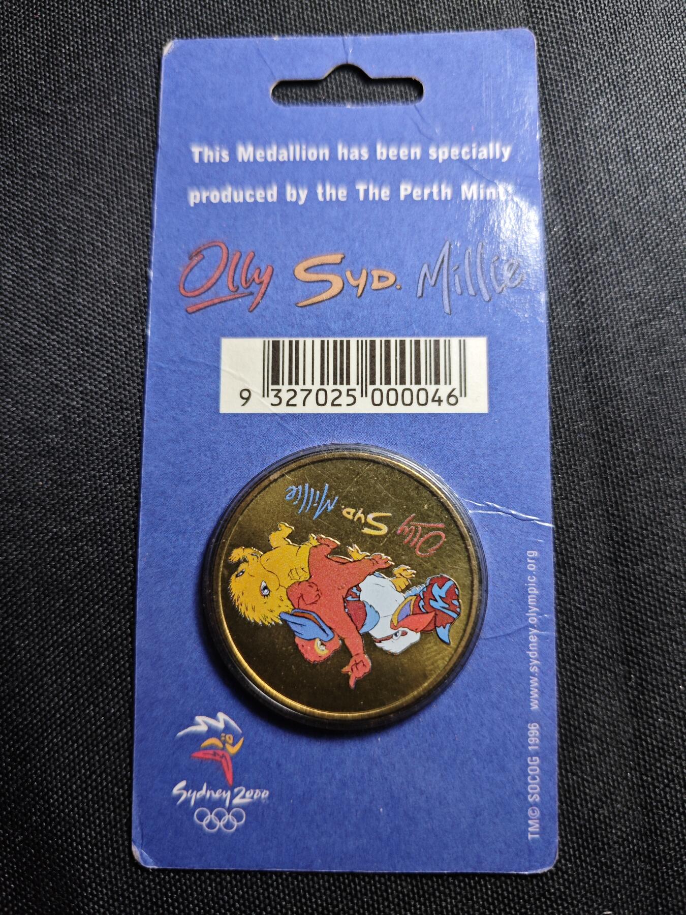 KK钱币收藏小铺   套币 批量/好品散币专场 2月预留时间 周末发货  2000澳大利亚奥运纪念铜章