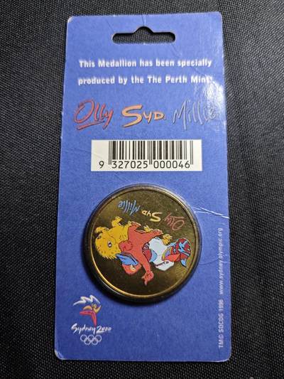 KK钱币收藏小铺   套币 批量/好品散币专场 2月预留时间 周末发货 -  2000澳大利亚奥运纪念铜章