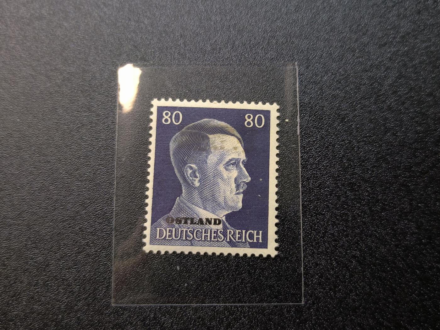 云宸嘉赏-勋臻精藏⭐️年后精品专拍场次🎖 德意志第三帝国-高面值元首头像邮票—“OSTLAND”盟军占领区加盖 稀有品种