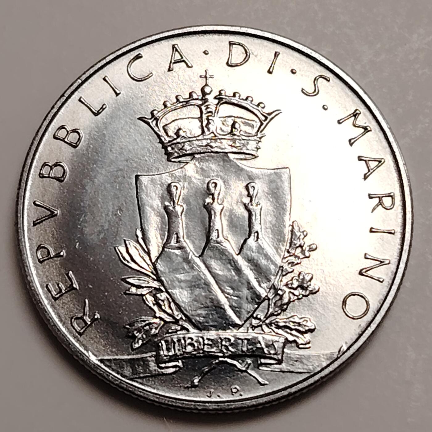 布加迪🐬～世界钱币(上海)🌾第 278 期 /  各国套币和散币 圣马力诺🇸🇲 1979年 50里拉