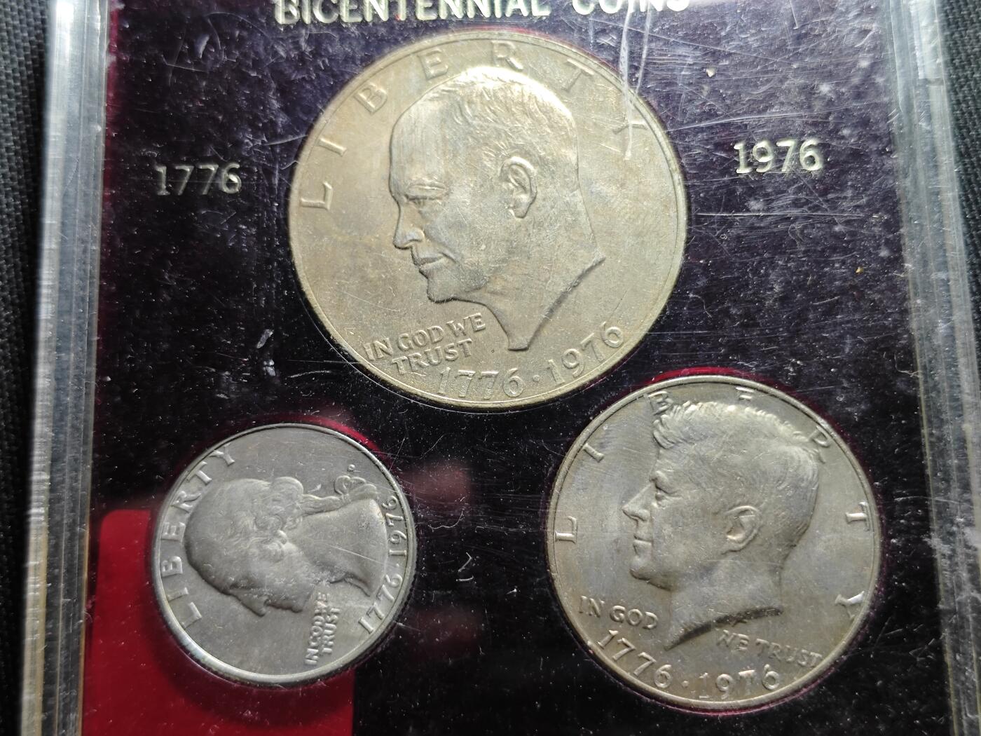 KK钱币收藏小铺   套币 批量/好品散币专场 2月预留时间 周末发货  1976美国建国200周年纪念套币